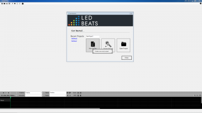 ledbeats screenshot startup